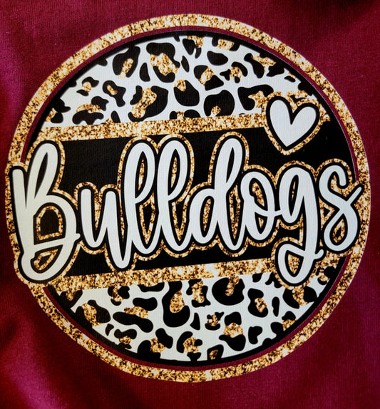 The Shimmer Bulldog Graphic Youth Tee - Girl's Collection - In Store & Online