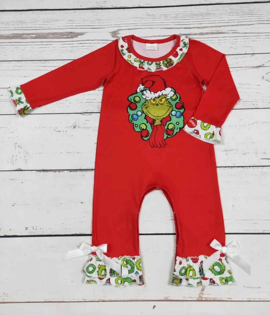 The Grinch Romper - Baby Girl Collection - In Store & Online