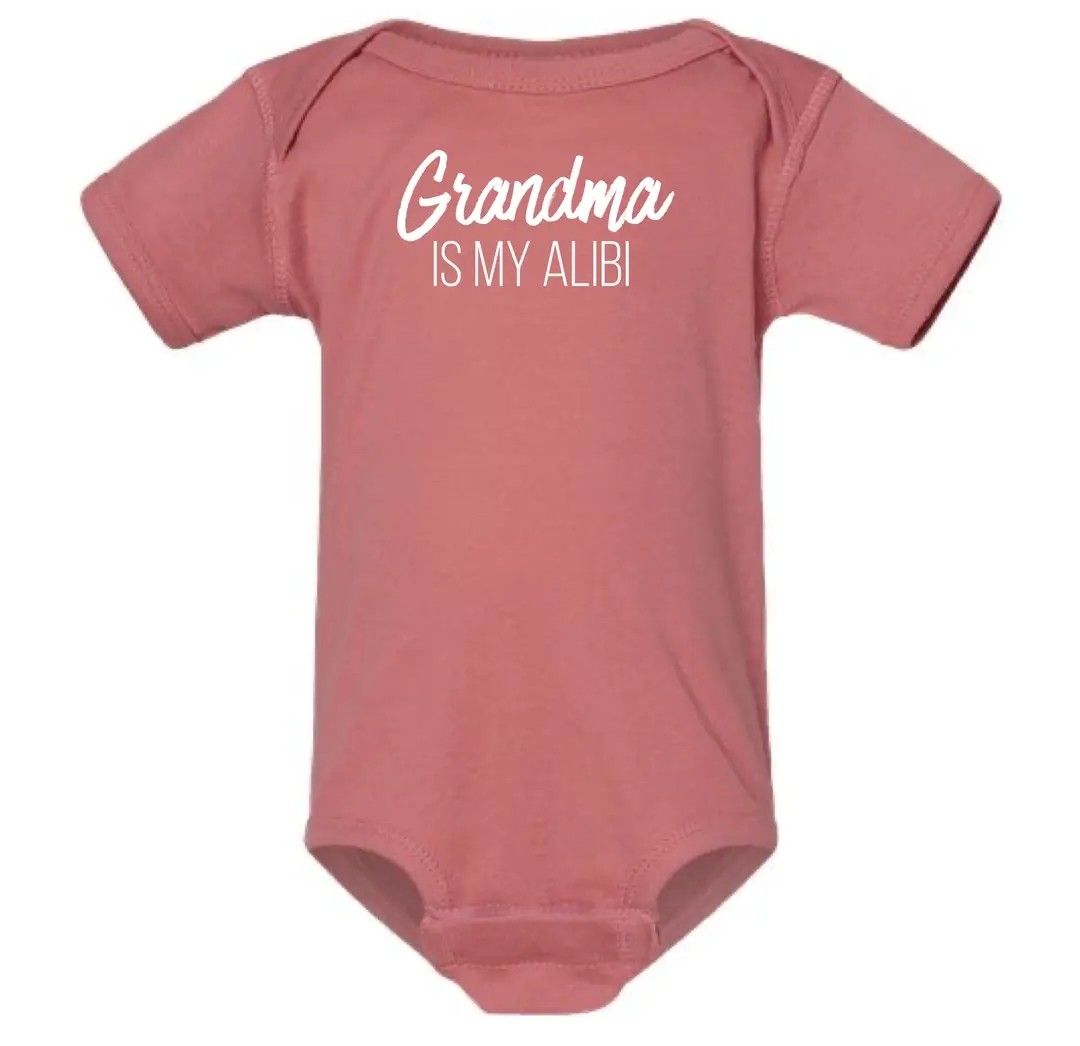 The Grandma is My Alibi Onesie - Baby Girl Collection - In Store & Online