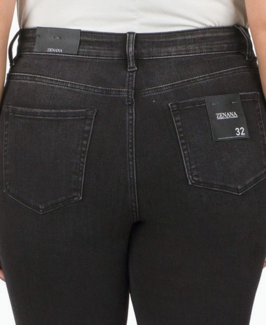 The Tyra Black Denim - Curvy Collection