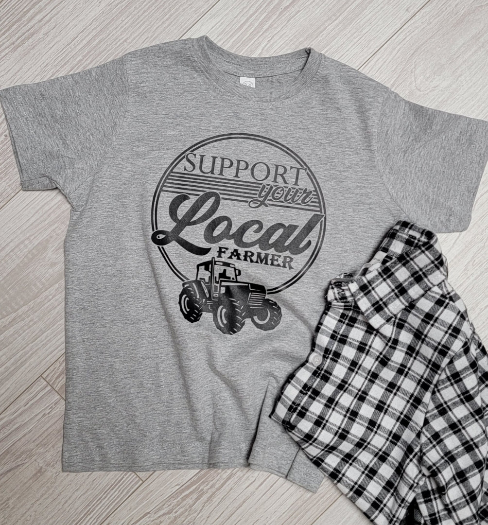 The Support Your Local Farmer Graphic - Boy's Collection - In Store & Online