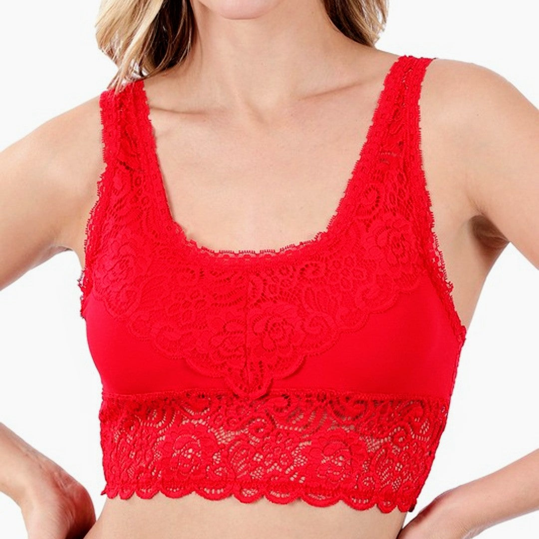 The Ruby Red Bralette - Women's Collection