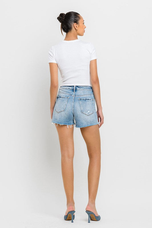 High Rise Criss Cross Shorts - Women's Collection - ONLINE ONLY