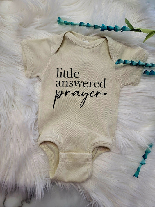 The Little Answered Prayer Onesie - Baby Boy Collection - Baby Girl Collection - In Store & Online