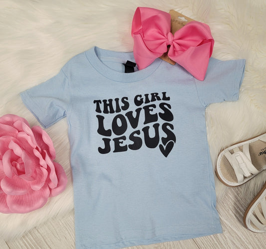 The This Girls Loves Jesus Graphic - Girl's Collection - In Store & Online