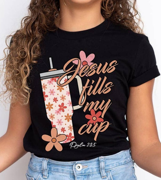 The Jesus Fills My Cup Graphic - Girl's Collection - In Store & Online