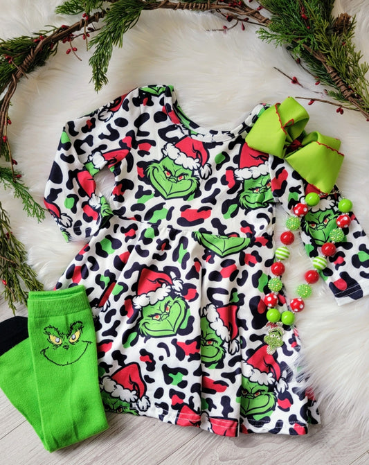The Grinch Animal Print Dress - Girl's Collection - In Store & Online