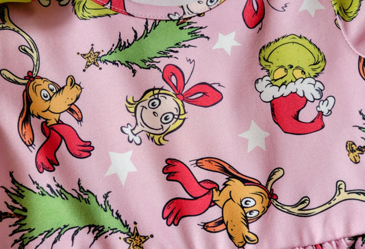 The Pink Grinch Dress - Girl's Collection - In Store & Online