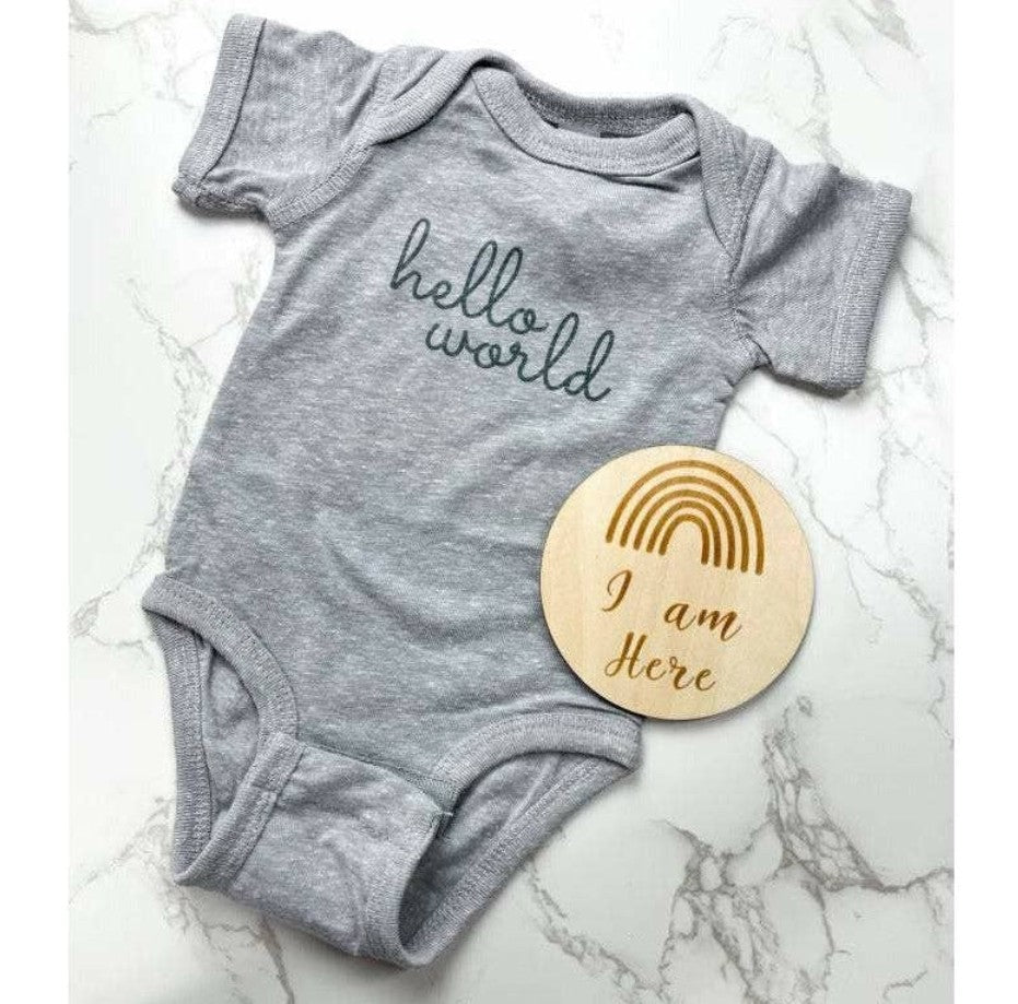 The Hello World Graphic - Baby Girl Collection - Baby Boy Collection - In Store & Online