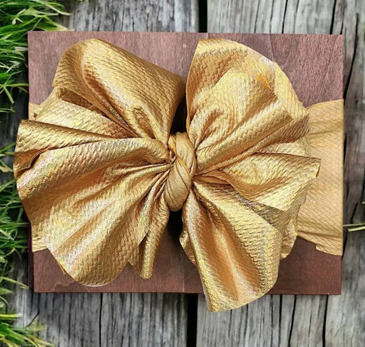The Gold Headband Bow - Children's Accessories - In Store & Online
