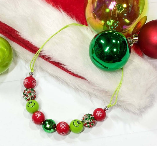 The Grinch Bead Necklace - Children's Accessories - In Store & Online
