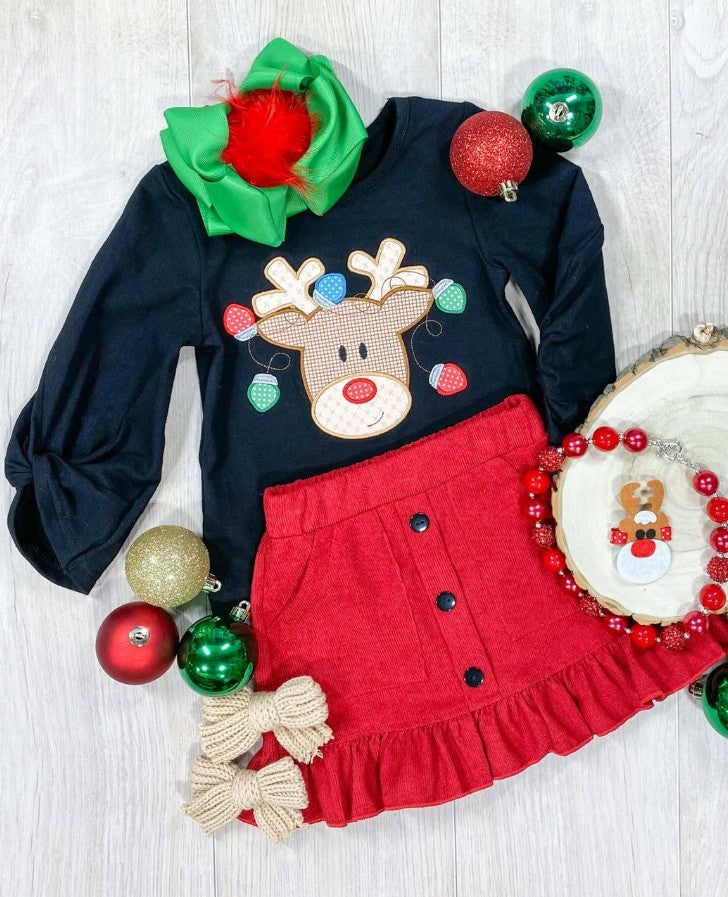The Reindeer Skirt Set - Girl's Collection - In Store & Online