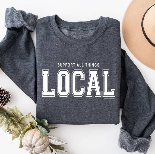The Support All Things Local Crew Neck - Women's Collection - In Store & Online