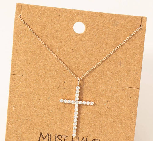 The Cross Pendant Necklace - Women's Accessories - In Store & Online