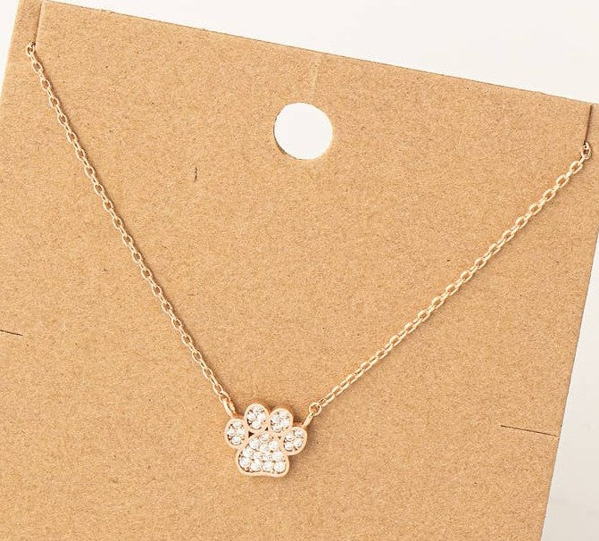 The Paw Pendant Necklace - Women's Accessories - In Store & Online