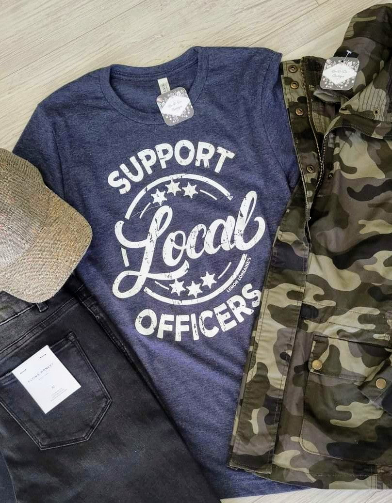 Support Local Officers Tee - Women's Collection