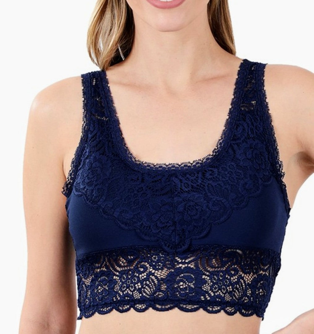 The Navy Bralette - Women's Collection