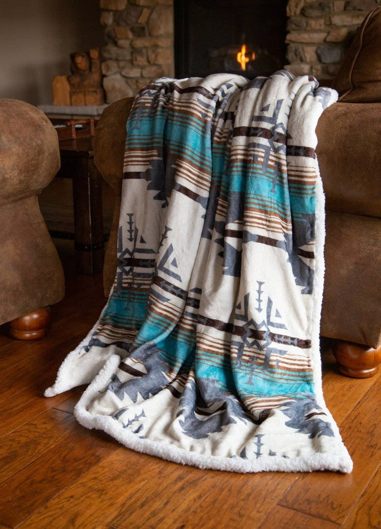 Averey Wrangler Sherpa Throw Blanket - Home Collection - In Store & Online