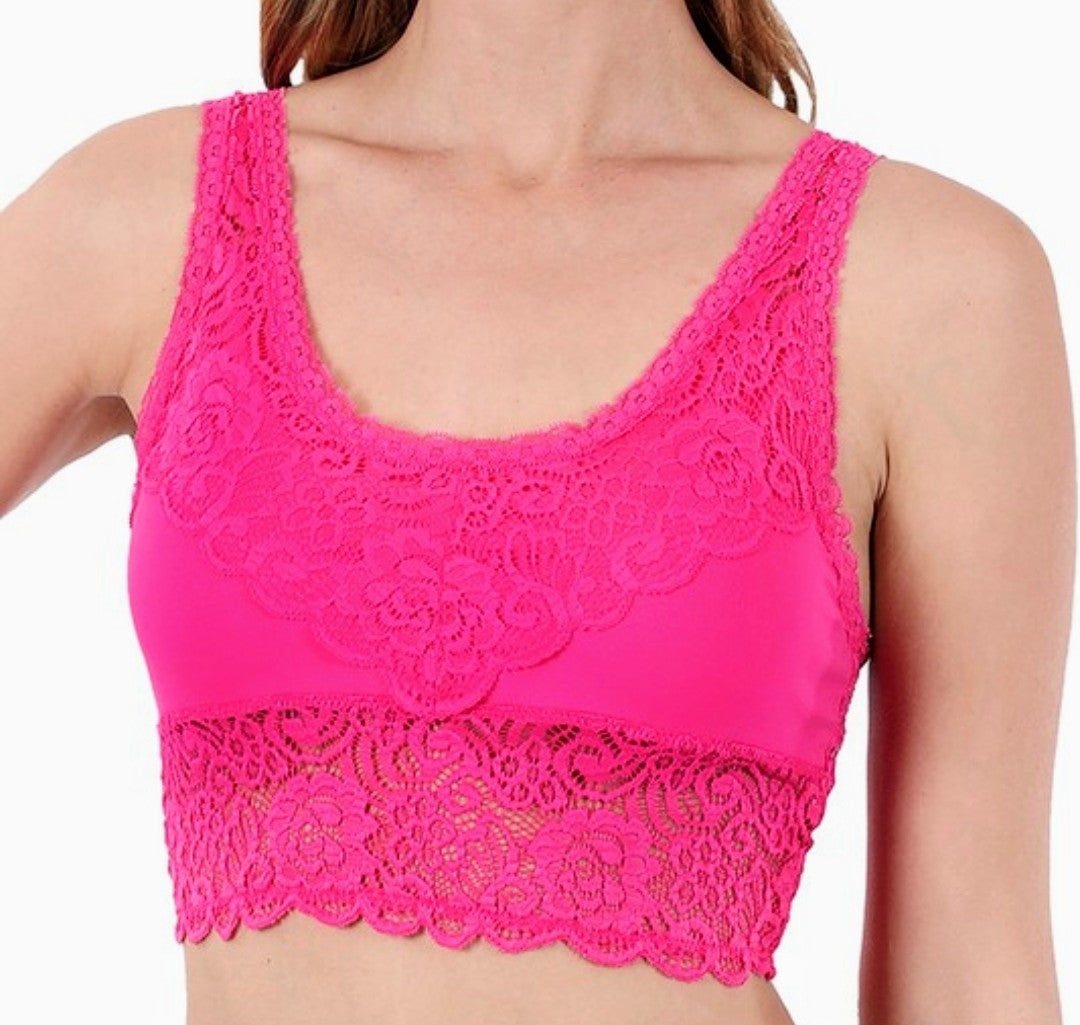 The Hot Pink Bralette - Women's Collection