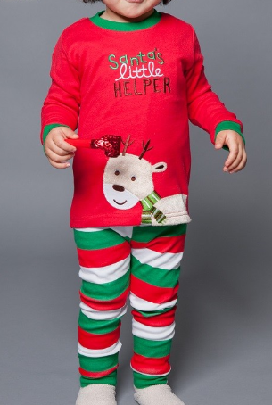 The Santa's Little Helper PJ Set - Christmas - Baby Girl Collection - Baby Boy Collection - Girl's Collection - Boy's Collection - In Store & Online